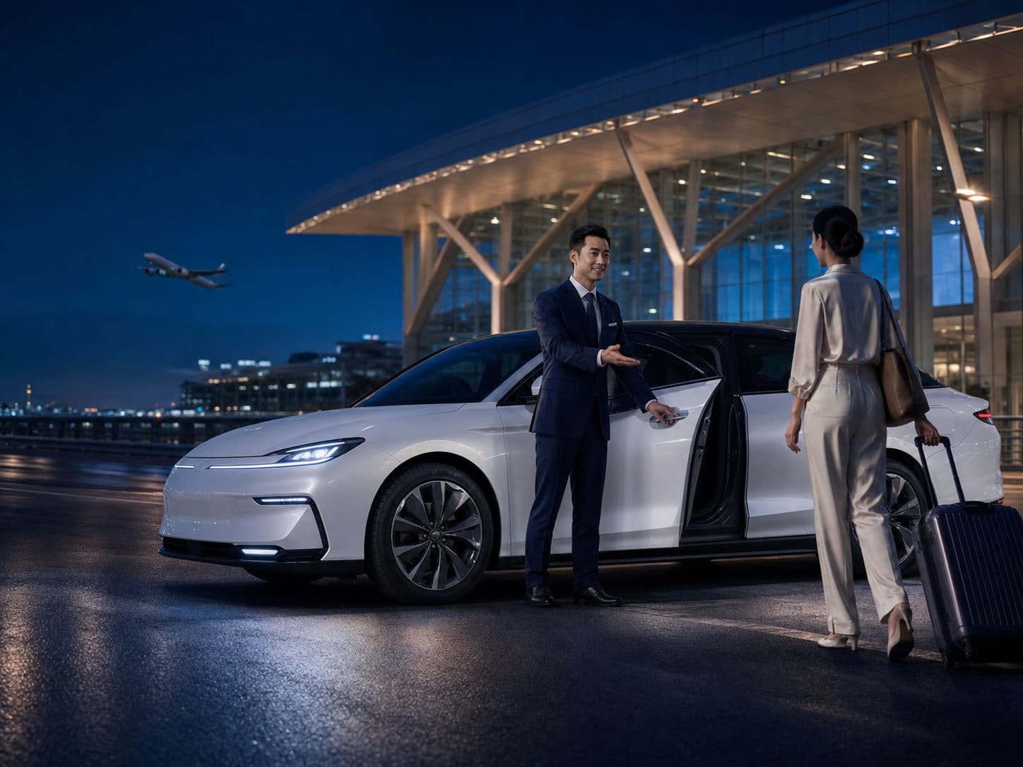 Private airport transfer with a Nexago chauffeur